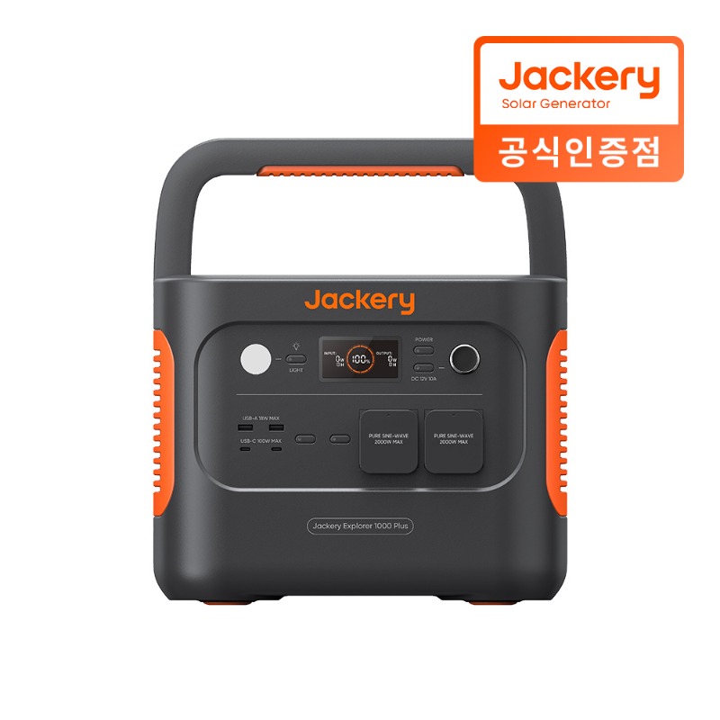 잭커리 1000Plus 인산철 올인원 파워뱅크 차박 캠핑용 JE-1000Plus