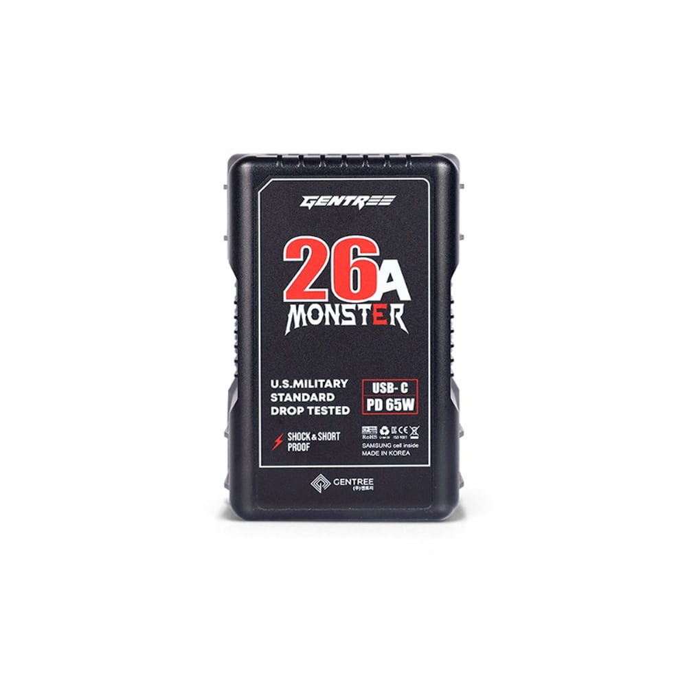 젠트리 MONSTER-390W26A-C USB-C타입 V-마운트 배터리