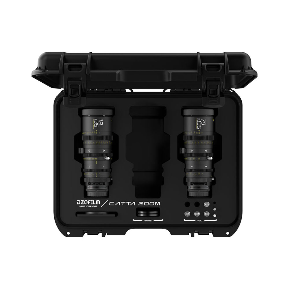 디조필름 CATTA ZOOM 2렌즈 키트 18-35mm / 70-135mm T2.9 시네 줌 렌즈 (소니 E 마운트, 블랙) 카타줌 DZO-FFCATTA2E2-BLK