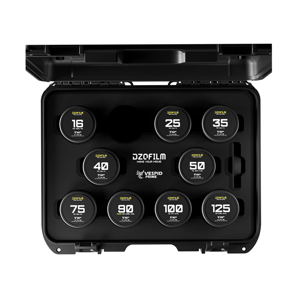 디조필름 VESPID PRIME 9렌즈 키트 V2 T2.1 시네 렌즈 / PL 마운트&EF 마운트 베스피드 프라임 DZO-VP9PLI