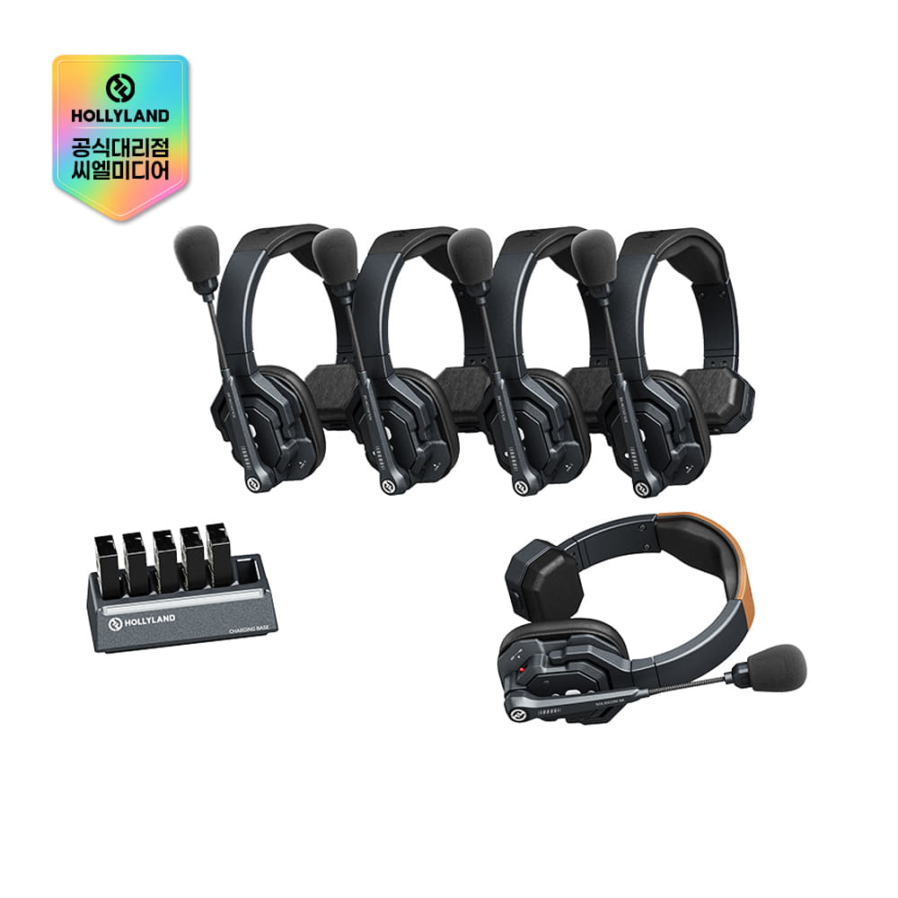 홀리랜드 SOLIDCOMSE-5S 솔리드컴 SE 5S 인터컴 글로벌버전 5인 패키지 Solidcom SE Global Version