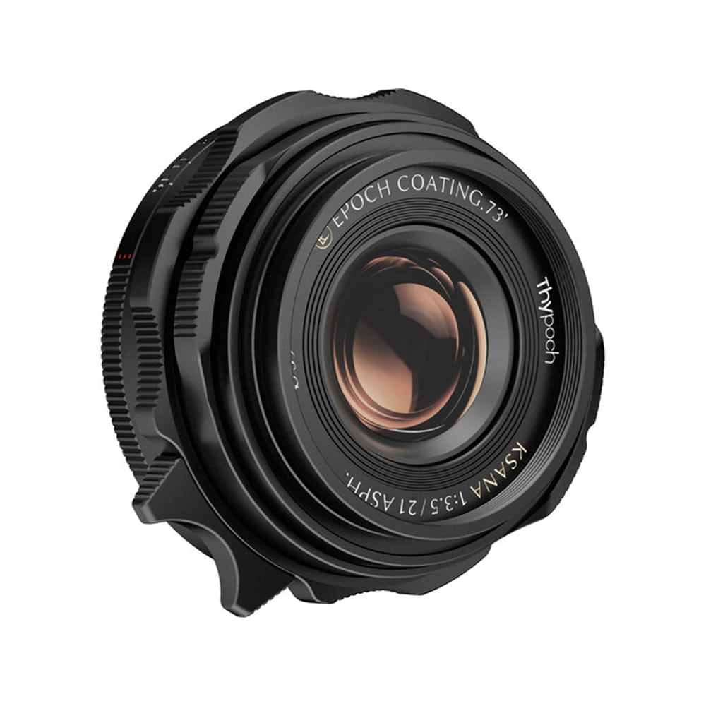 타이포크 TP-K21M-BLK Ksana 21mm F3.5 ASPH 라이카 M 마운트 광각 수동 렌즈(블랙)