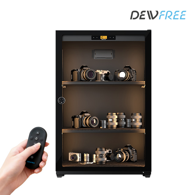 듀프리 108L 카메라 제습함 V2 무선 다용도 보관함 DEWFREE