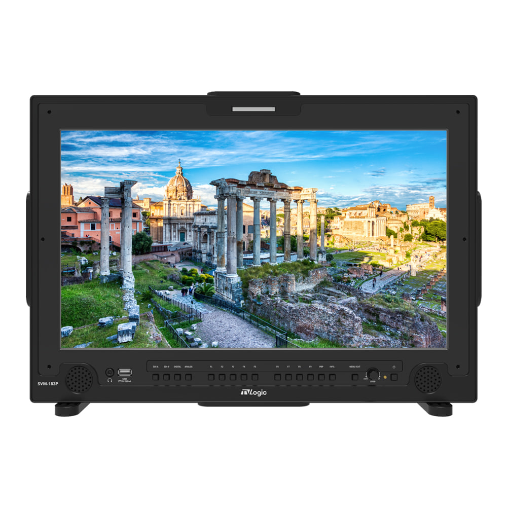 티비로직 SVM-183P 18.5인치 12G-SDI 고휘도 필드 모니터