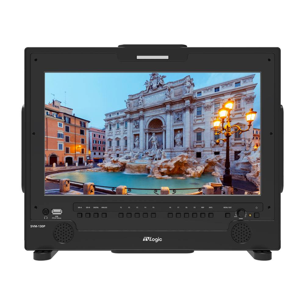 티비로직 SVM-130P 13.9인치 12G-SDI 고휘도 필드 모니터