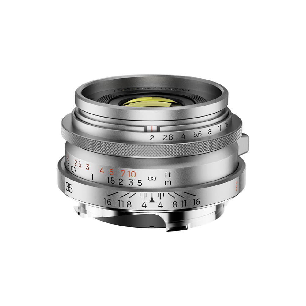 타이포크 TP-K35M-SR Ksana 35mm F2 ASPH 라이카 M 마운트 광각 수동 렌즈(실버)