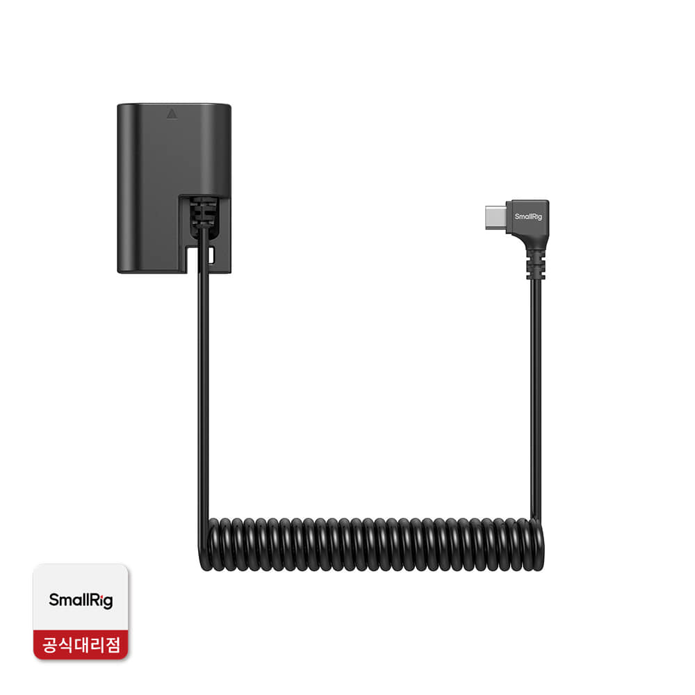 스몰리그 6540 캐논 LP-E6P 호환 USB-C 더미 배터리 전원 케이블