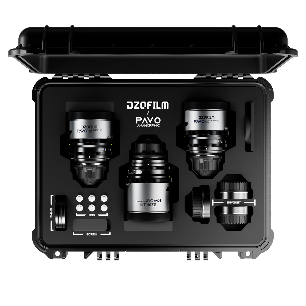 디조필름 PAVO 2x 아나모픽 3렌즈 세트 28, 40, 75mm T2.1 / PL마운트 파보 DZO-PAA3PLIB