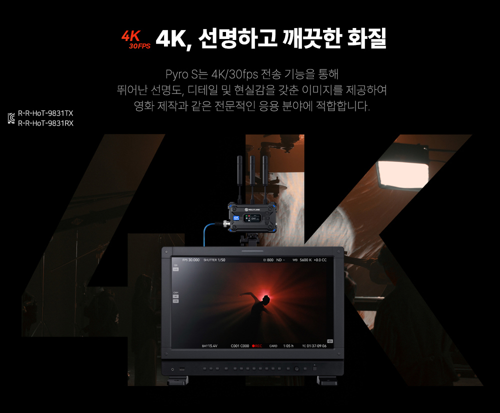 홀리랜드 Hollyland Pyro S 홀리랜드 파이로 S 송수신기 키트 상세 정보 7