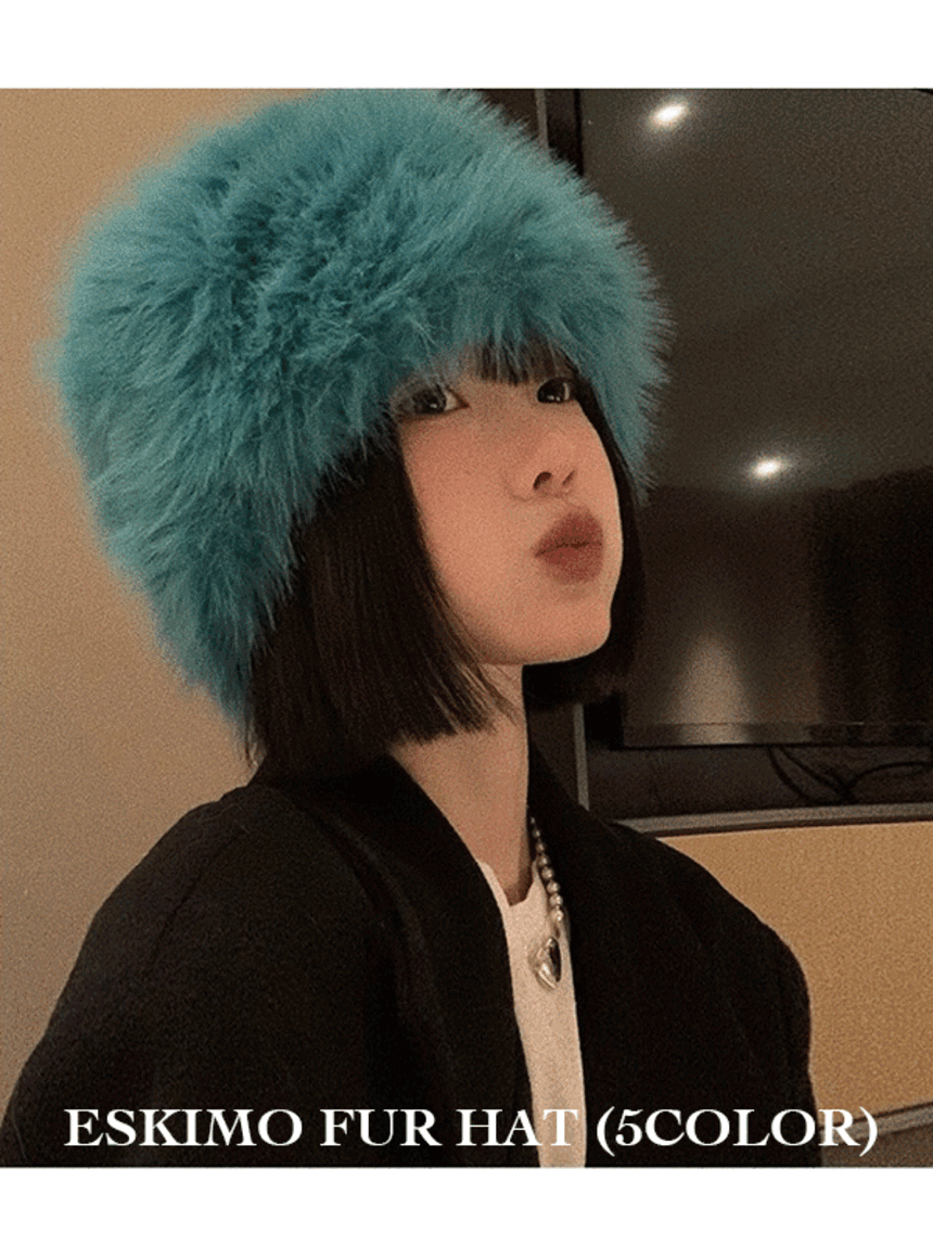 Eskimo fur hat [5color]
