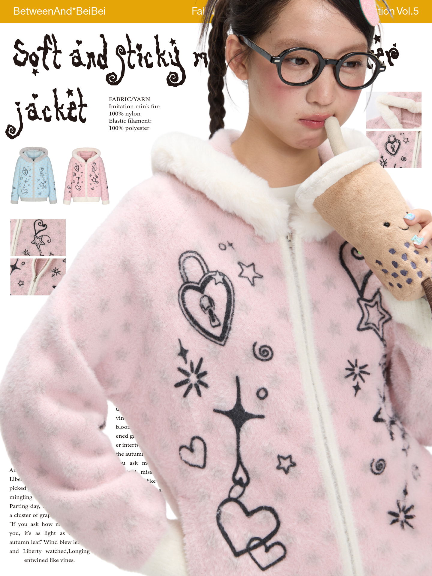 BETWEENAND Mink Knit Fur Cardigan | JAKANA