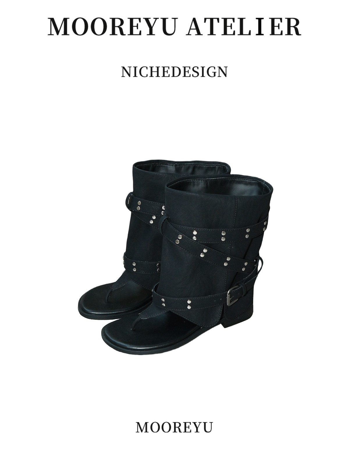 Mooreyu atelier Gladiator Sandal Boots - JAKANA