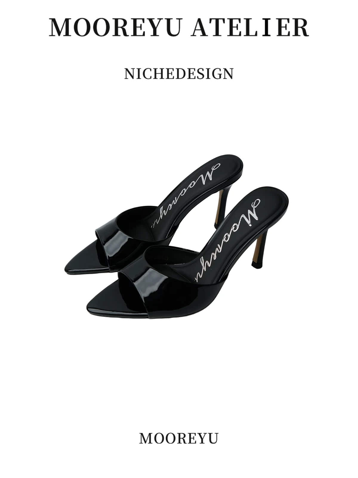 Mooreyu Atelier Pointed Toe Strap Heels - JAKANA