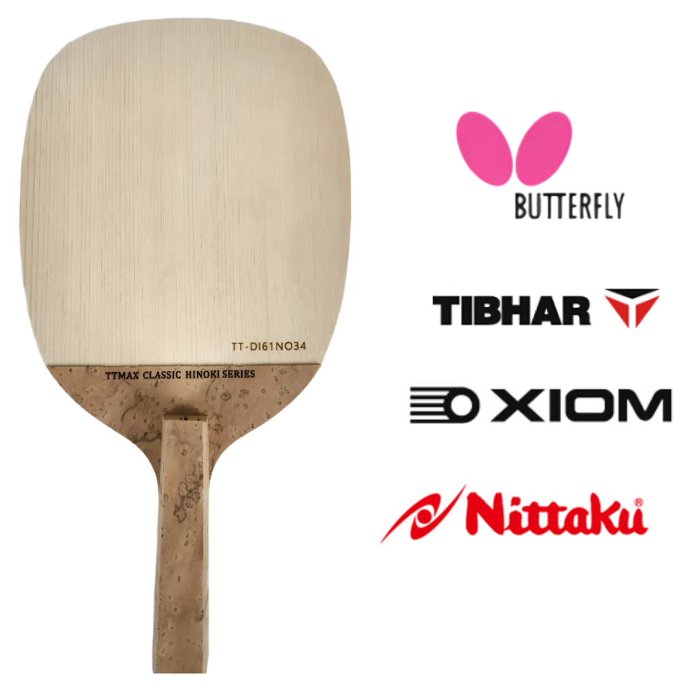 TTMAX 클래식 히노끼 펜홀더 탁구라켓