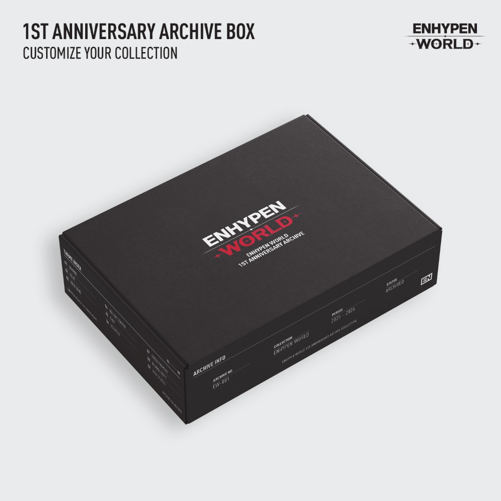 SIGNED POLAROID EVENT] ENHYPEN WORLD 1ST ANNIVERSARY ARCHIVE BOX