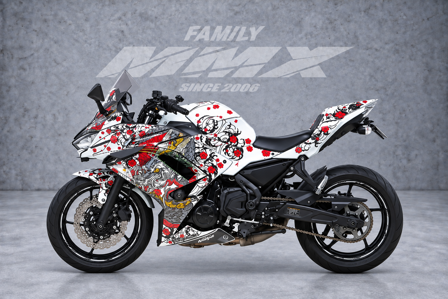 Ninja 650R / Illustration Graphic Custom Design - MMX19