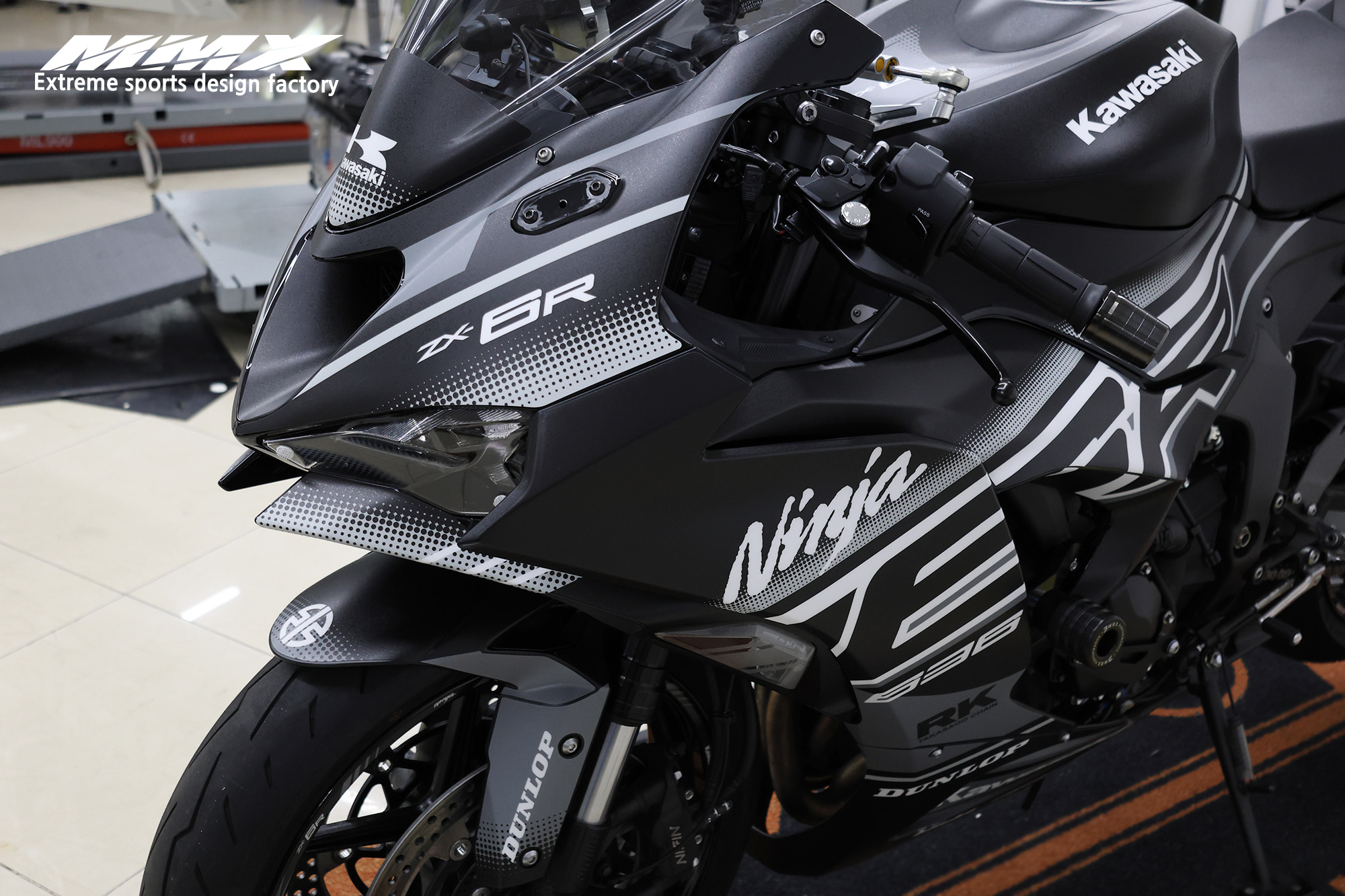 Ninja ZX-6R / Big Logo Custom Design - MMX19