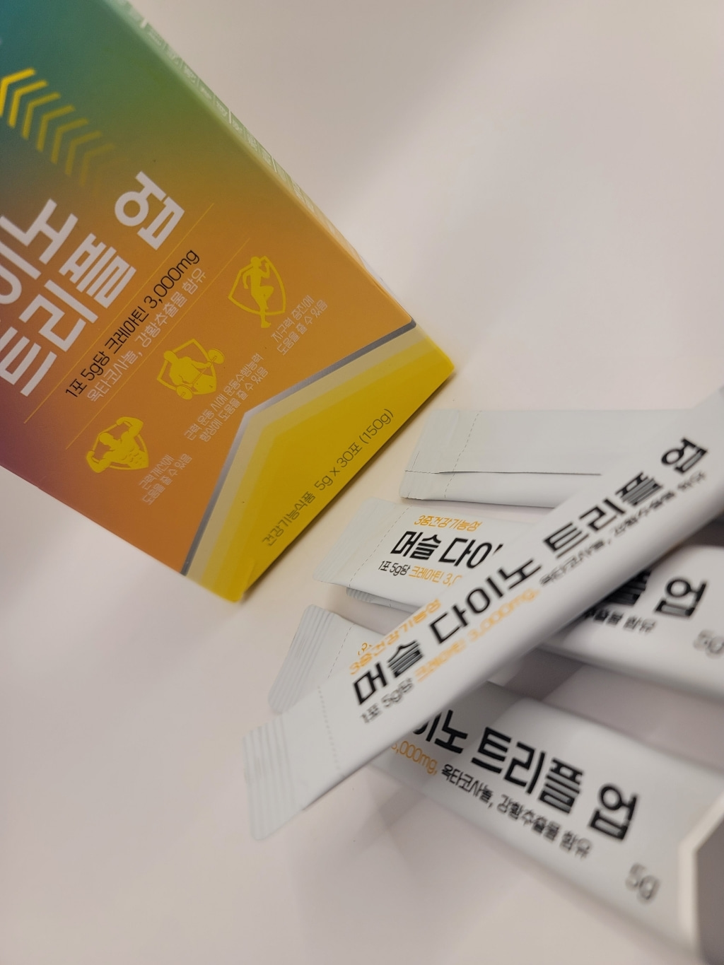 웰빙곳간 국내 최초 머슬 3중 건강기능성 머슬 다이노 트리플 업 크레아틴 3000mg, 30개, 5g 상품 리뷰 | 웰빙곳간