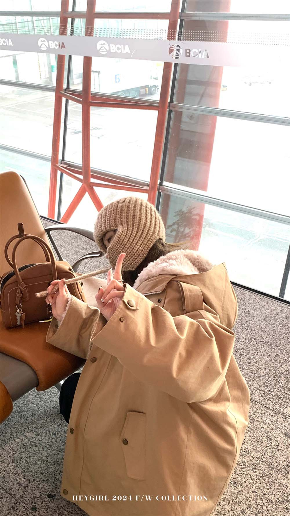 오버사이즈 루즈핏 퍼자켓 점퍼 털 코트 파카 캐주얼 퀼팅 재킷 상세 이미지 11