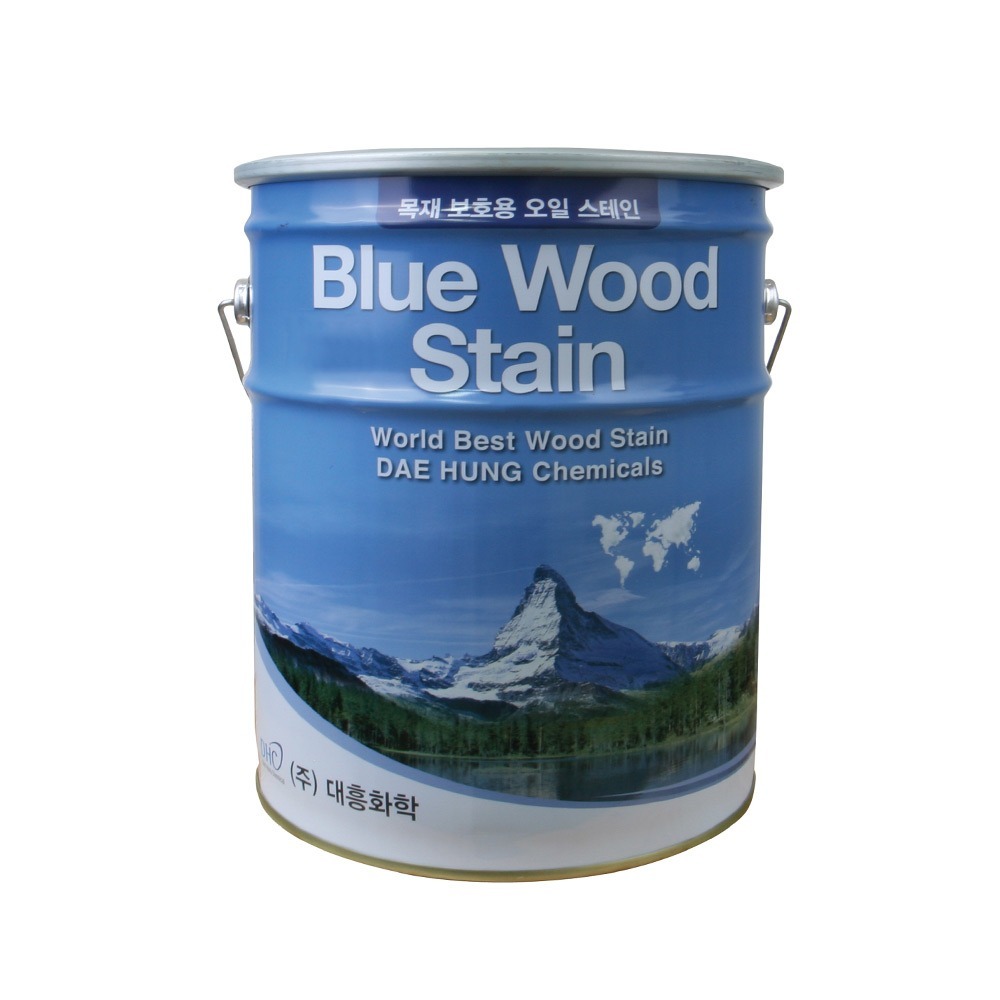 대흥화학 친환경 오일스테인 블루우드스테인 16L