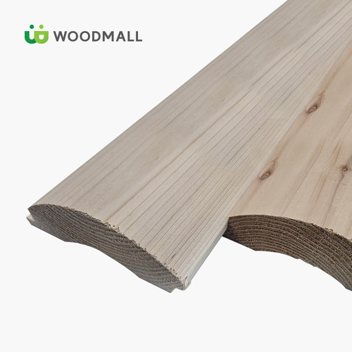 북미산 적삼목 유절 로그사이딩 38x120x2400