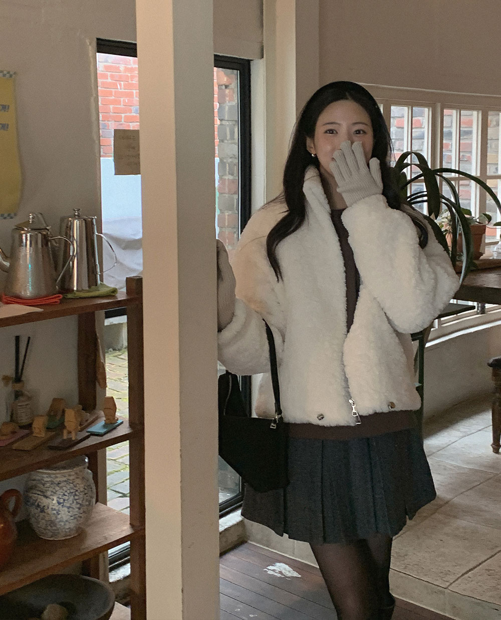 フリース/ポーグル]マルテダンブルジャケット/フリースジャケット/パー