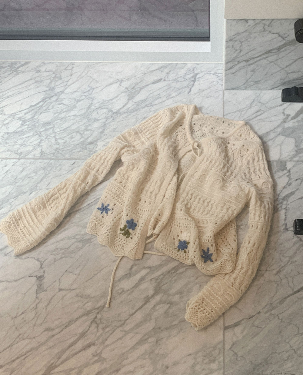 ティースヴィンテージカーディガン/フラワーカーディガン