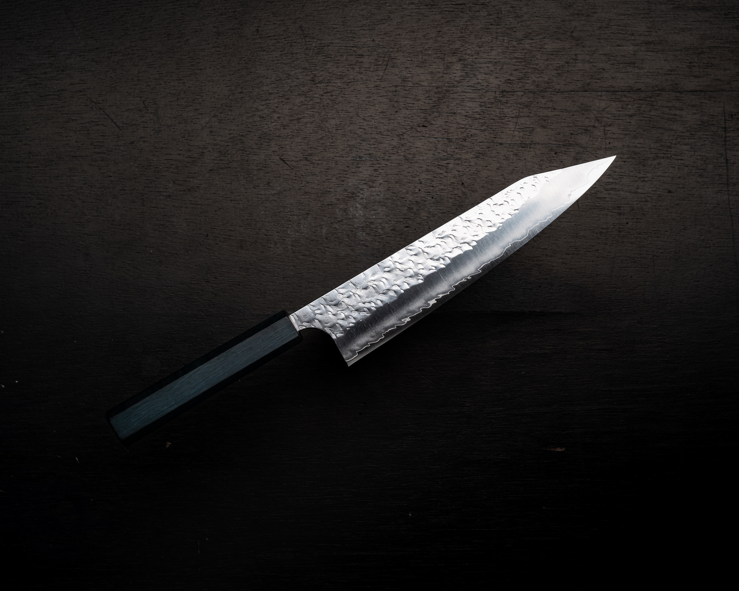 요시미카토 SG2 효우 키리츠케규토210mm 네이비오크핸들 | KNIFE SHOP MYDO