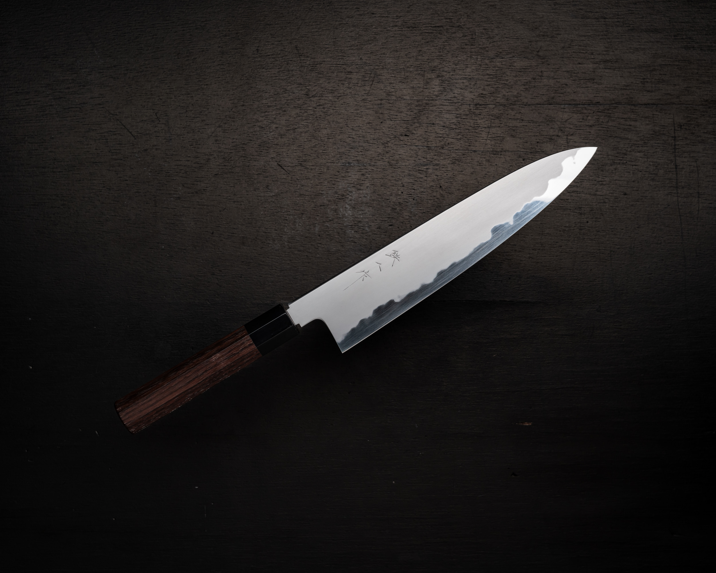테츠진 청2 카스미 규토240mm 흑단핸들 - KNIFE SHOP MYDO