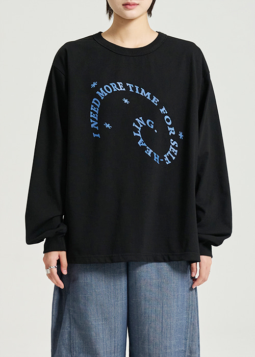 Self-healing 롱슬리브 / black