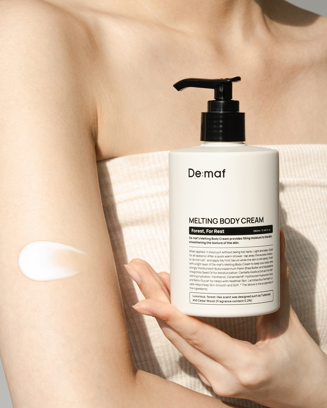 メルティングボディクリーム 280ml - Demaf