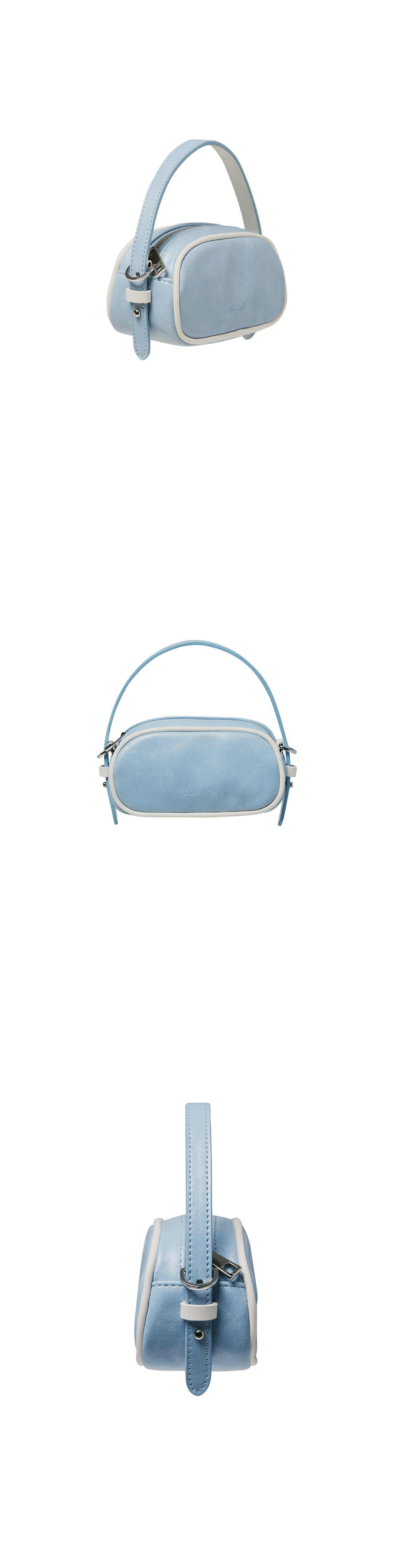 Pebble Bag Mini Light Blue