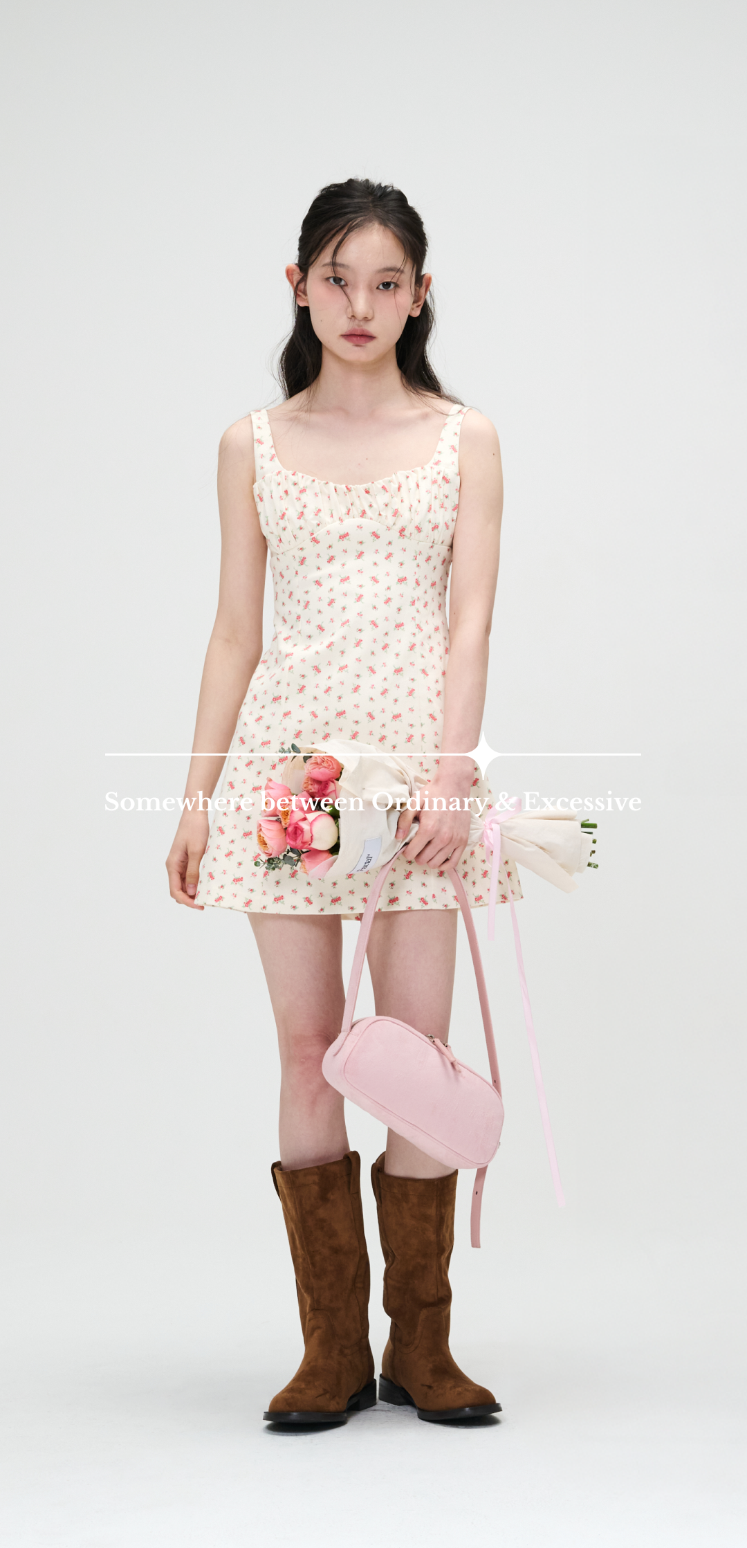 Pebble Bag Suede Pink