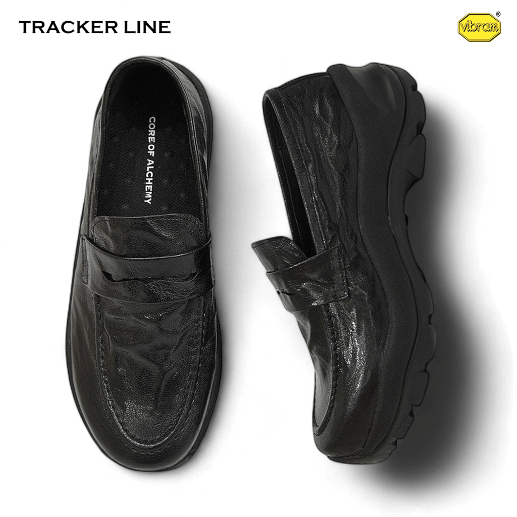 tracker vintage loafers black