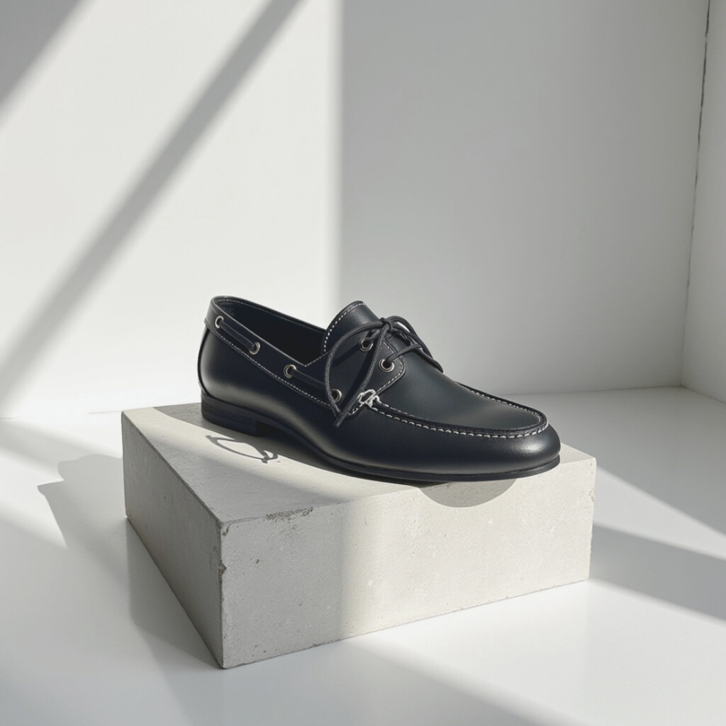 [ordermade] classic leather boat shoes