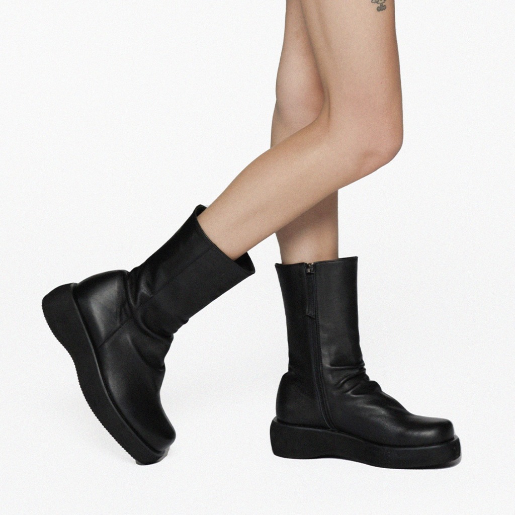 [ordermade] origin platform boots black