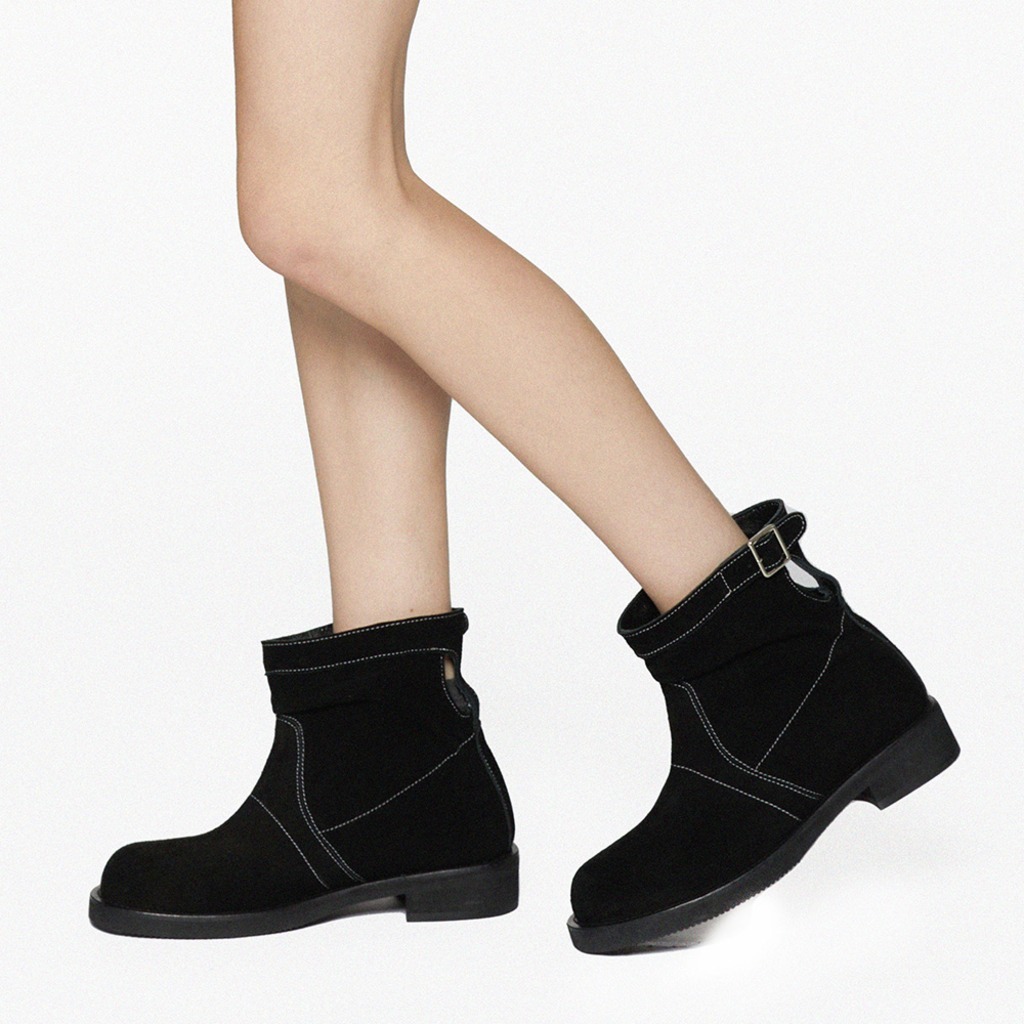 [ordermade] origin sprit ankle boots black