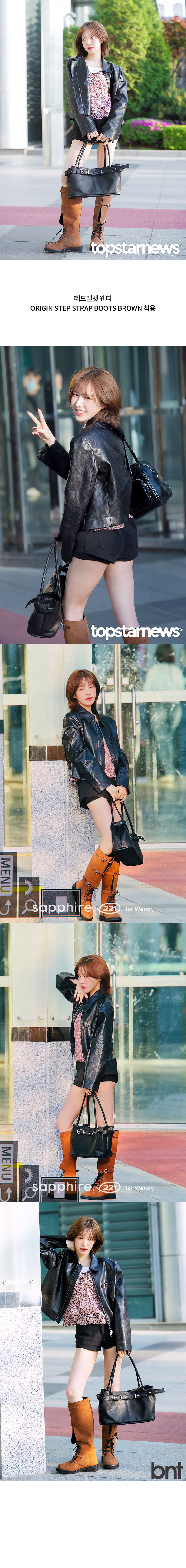 ORIGIN STEP STRAP BOOTS BROWN