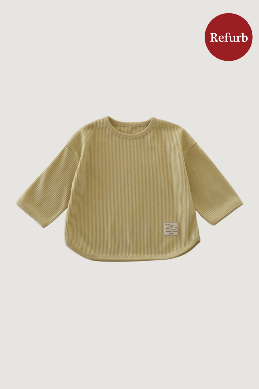 [Refurb-Sale] Cozy tulip T-shirts (Lemon)