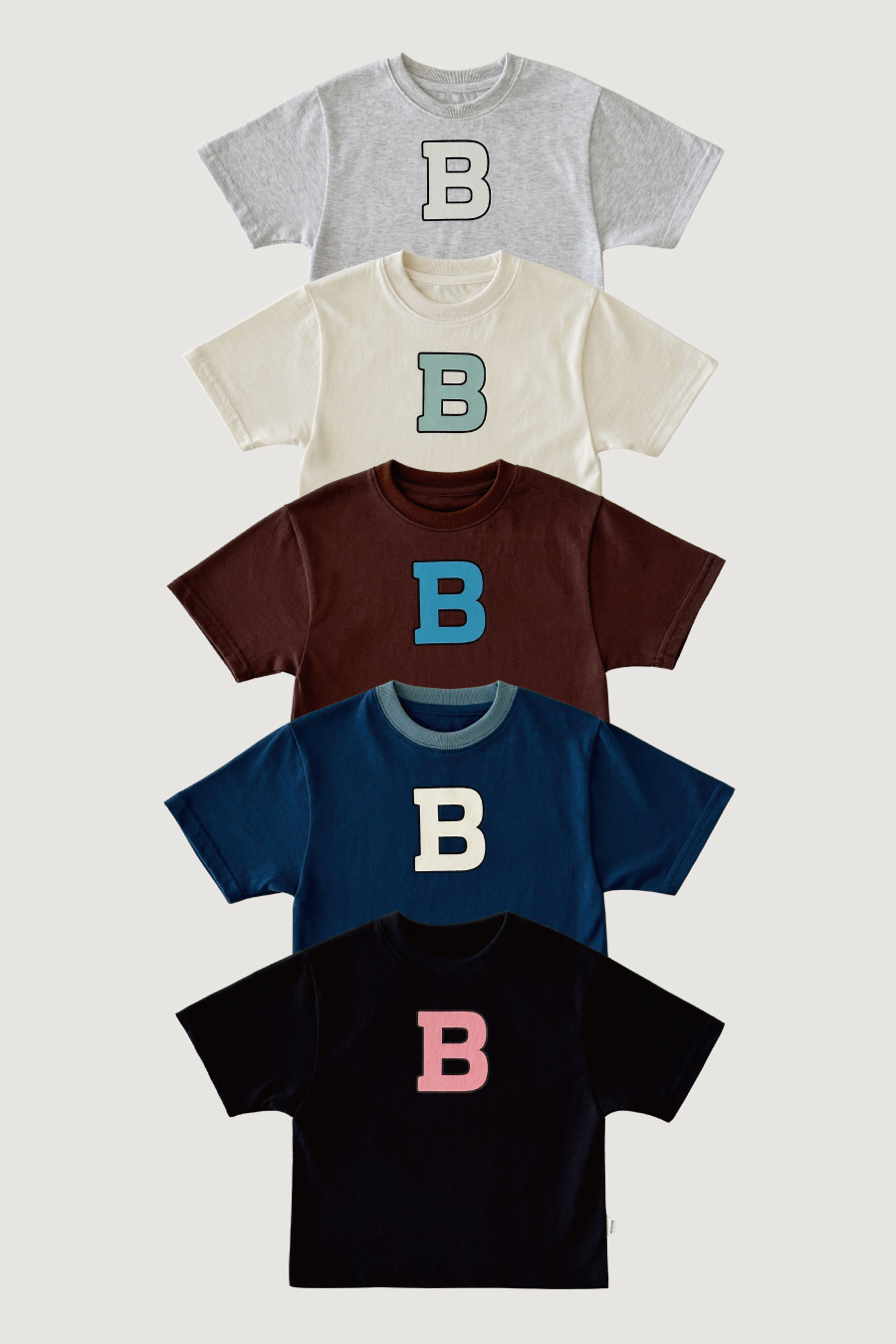 Big &#039;B&#039; Toy T-shirt. 5color