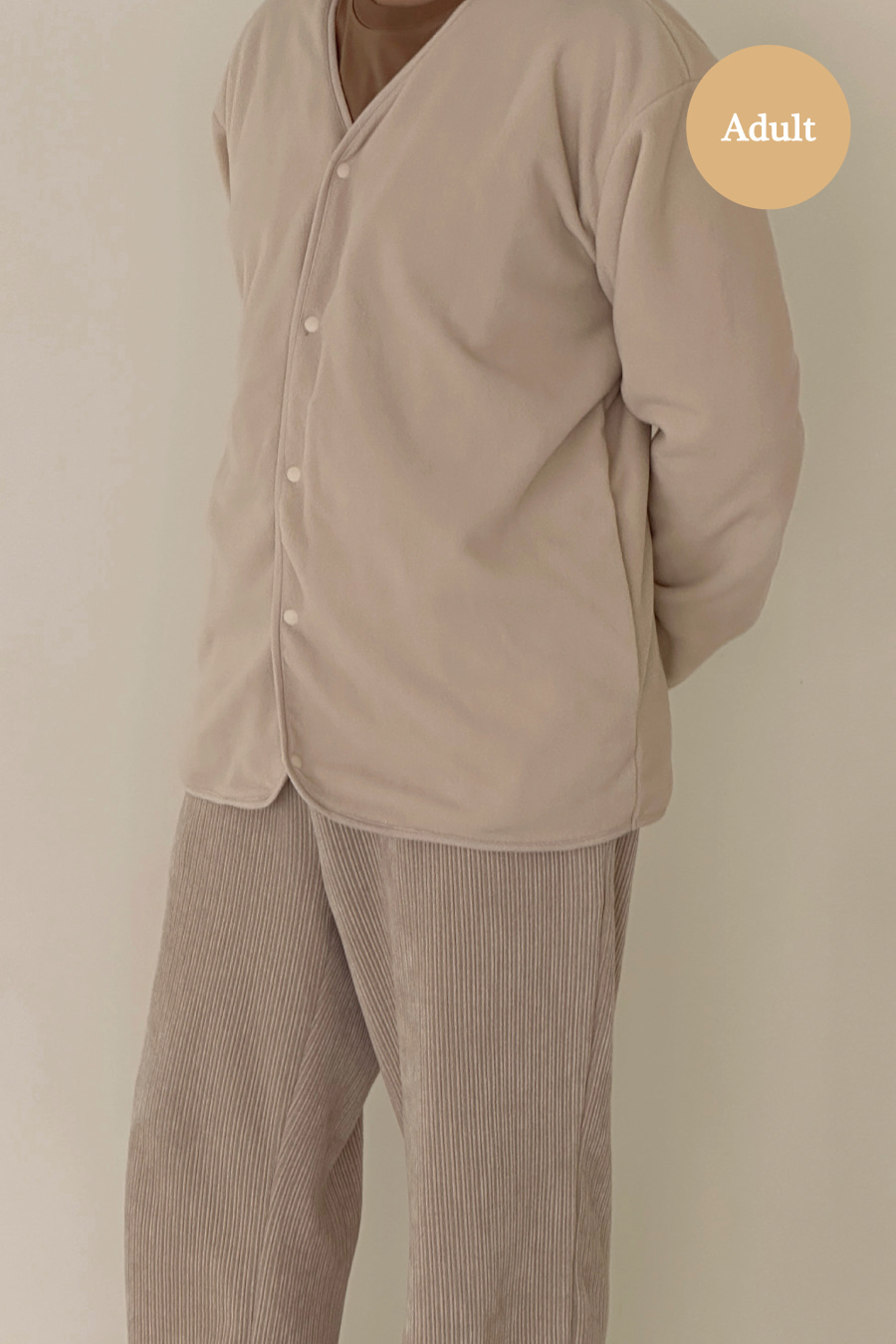 (Adult) Fleece cardigan