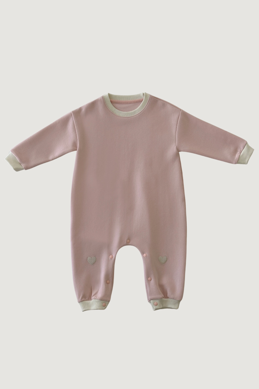 Love-letter Cozy Overall (Light pink)
