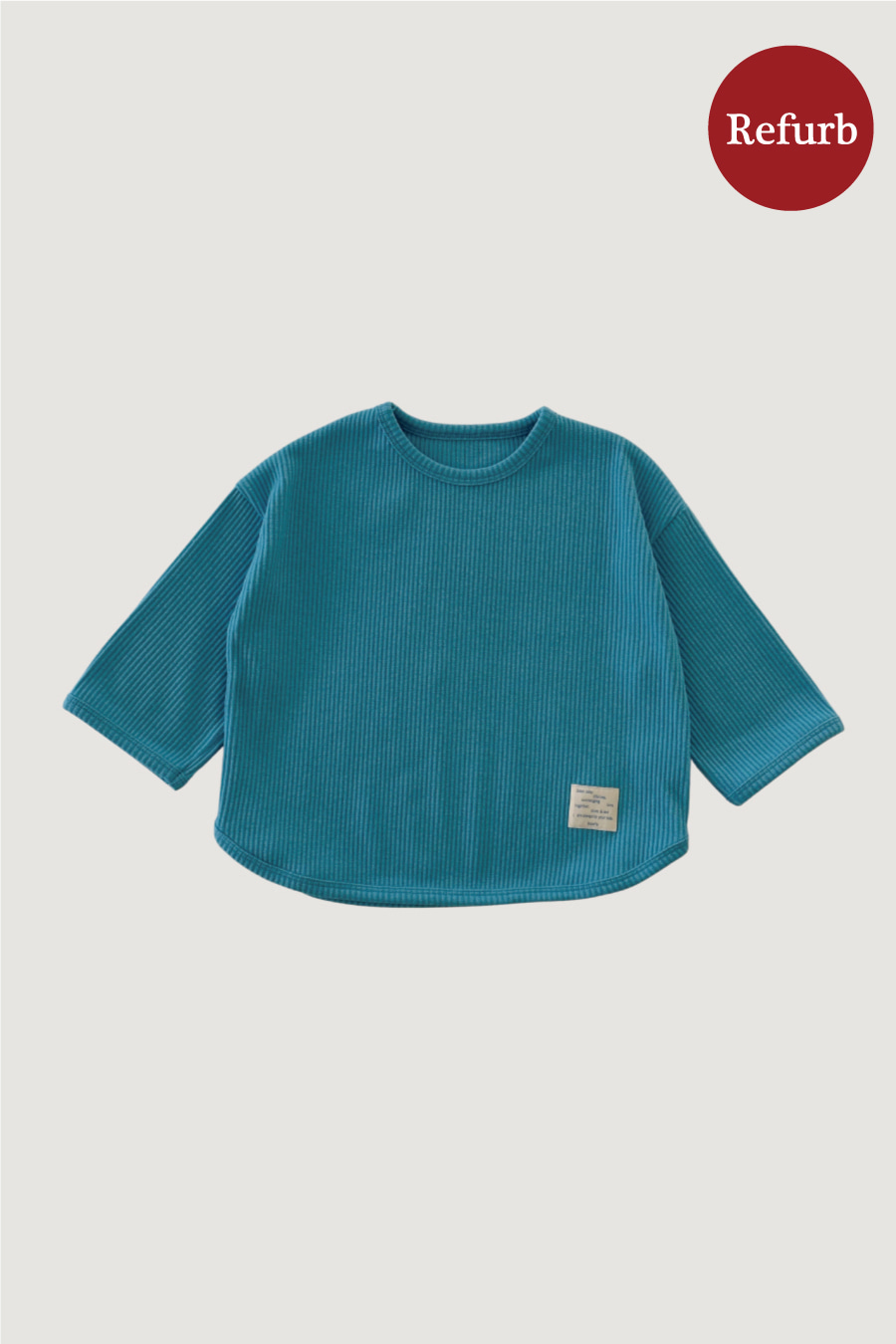 [Refurb-Sale] Cozy tulip T-shirts (Aqua blue)