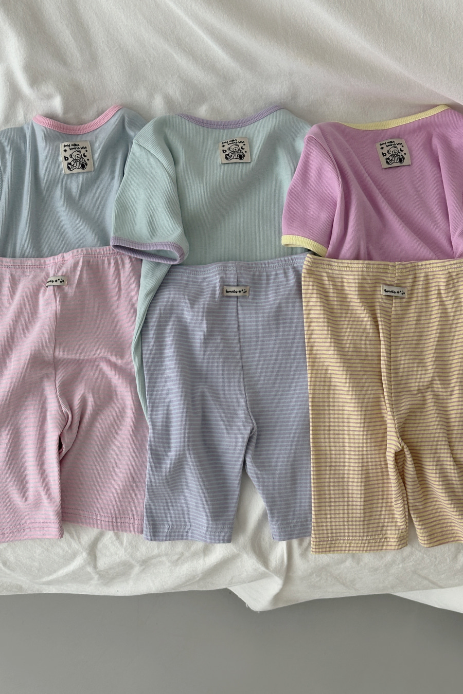 Cozy Stripe Loungewear (Stripe). 3color