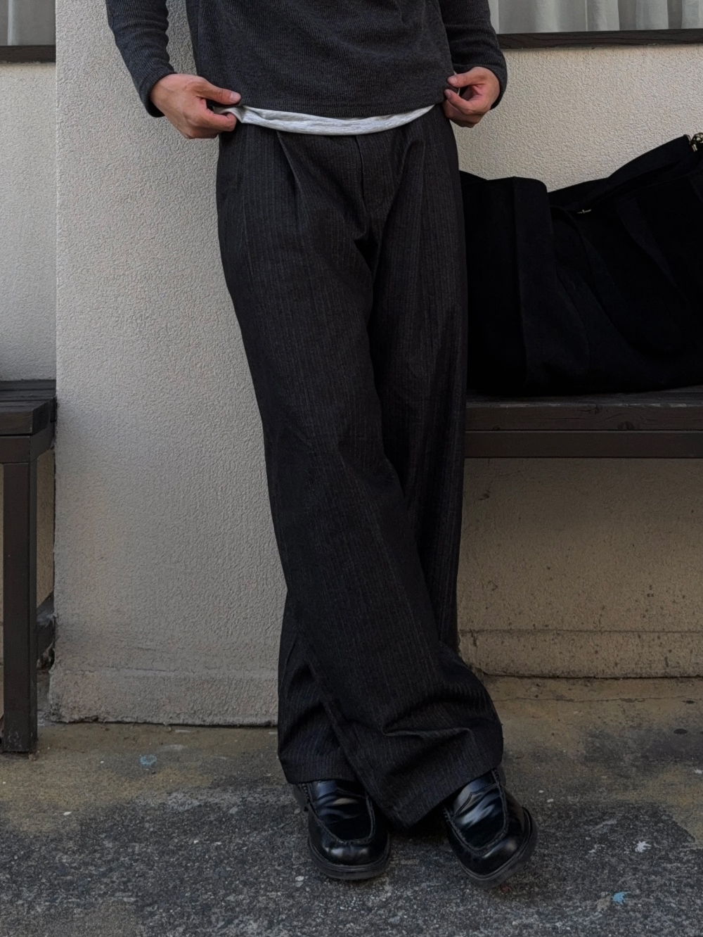 코트 모델 착용 이미지-S1L30