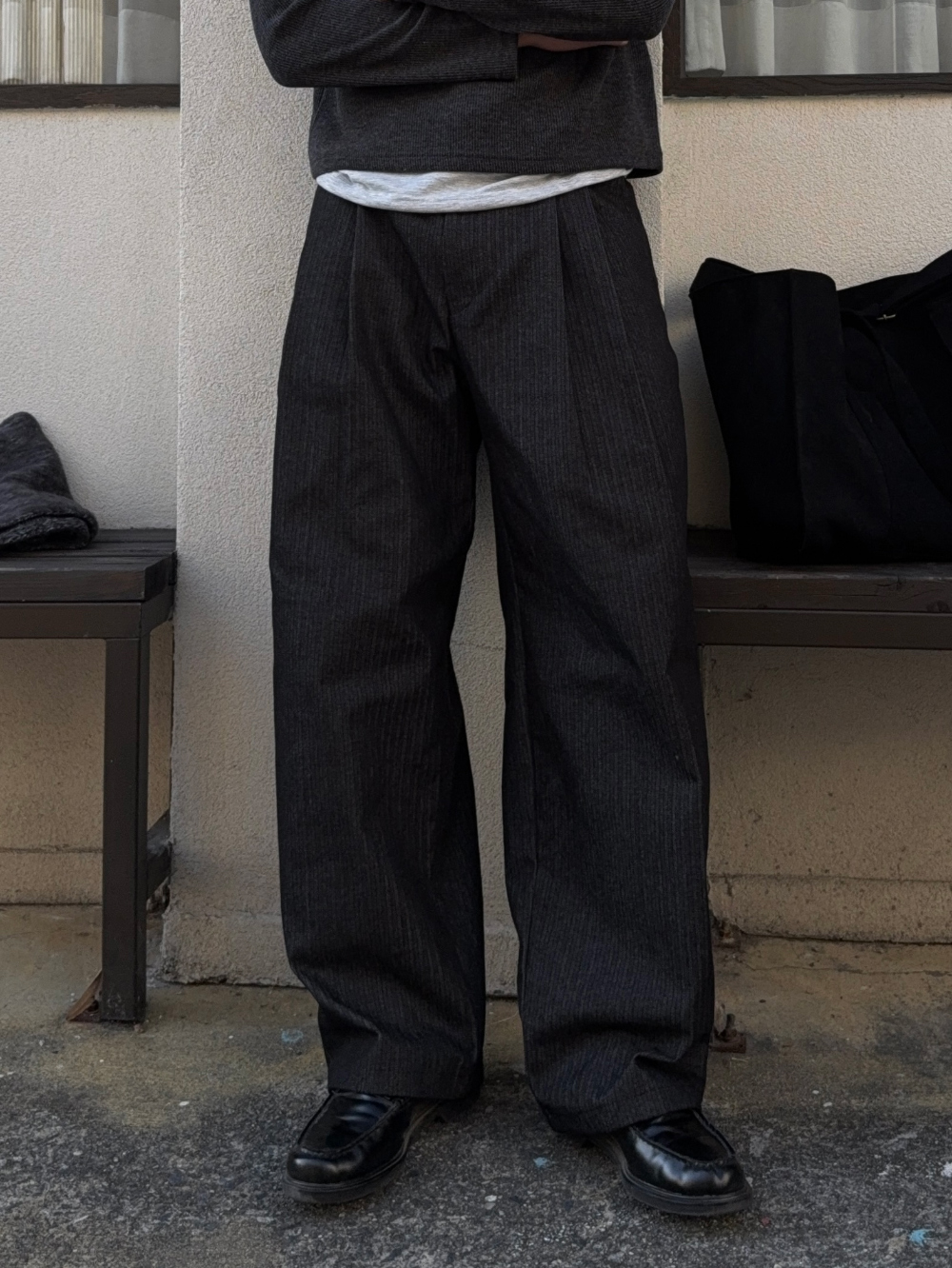 코트 모델 착용 이미지-S1L37