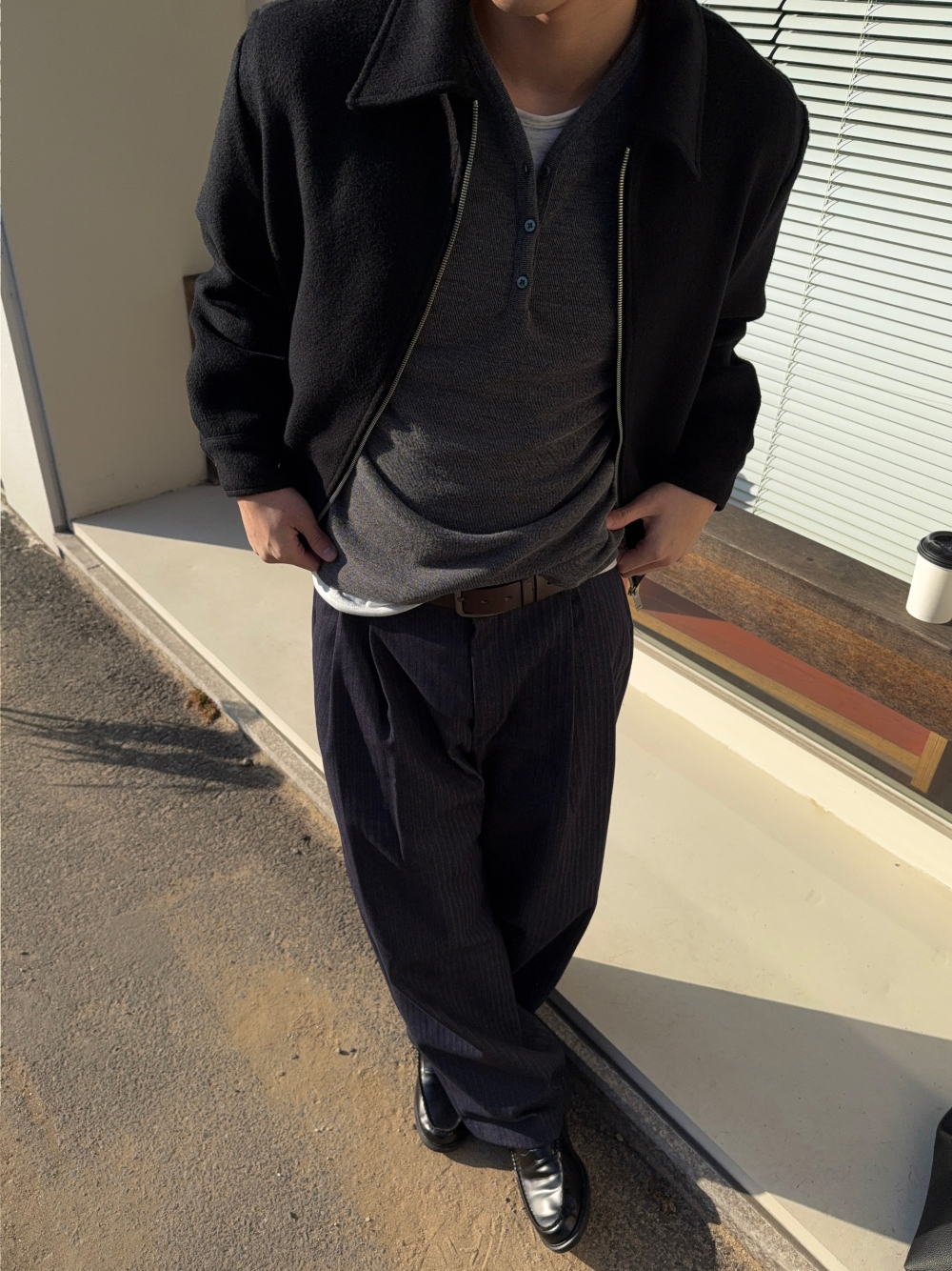 코트 모델 착용 이미지-S2L21