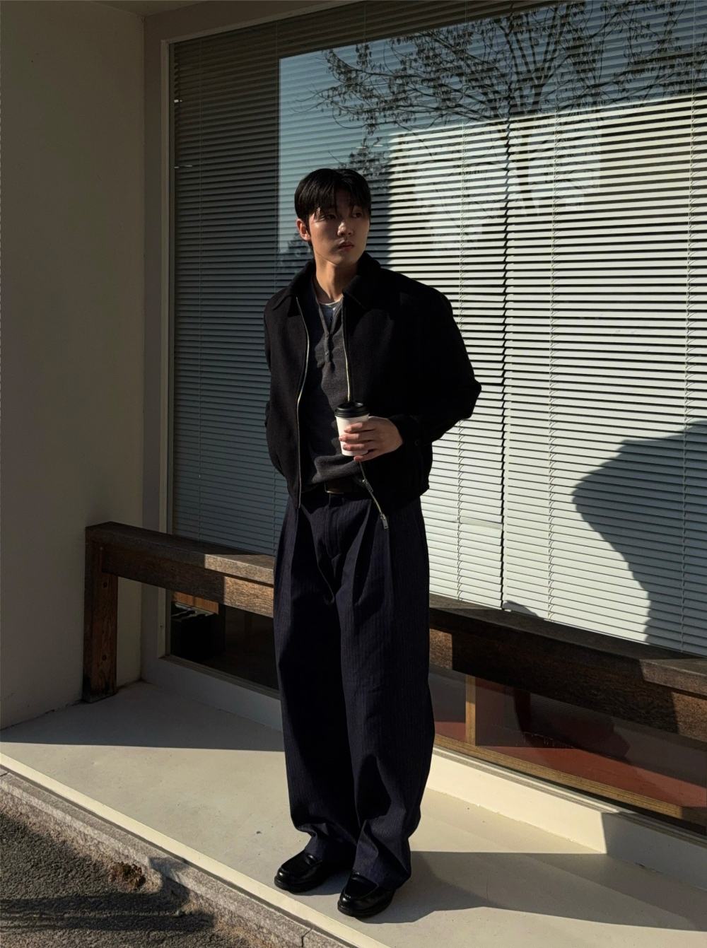 코트 모델 착용 이미지-S2L23