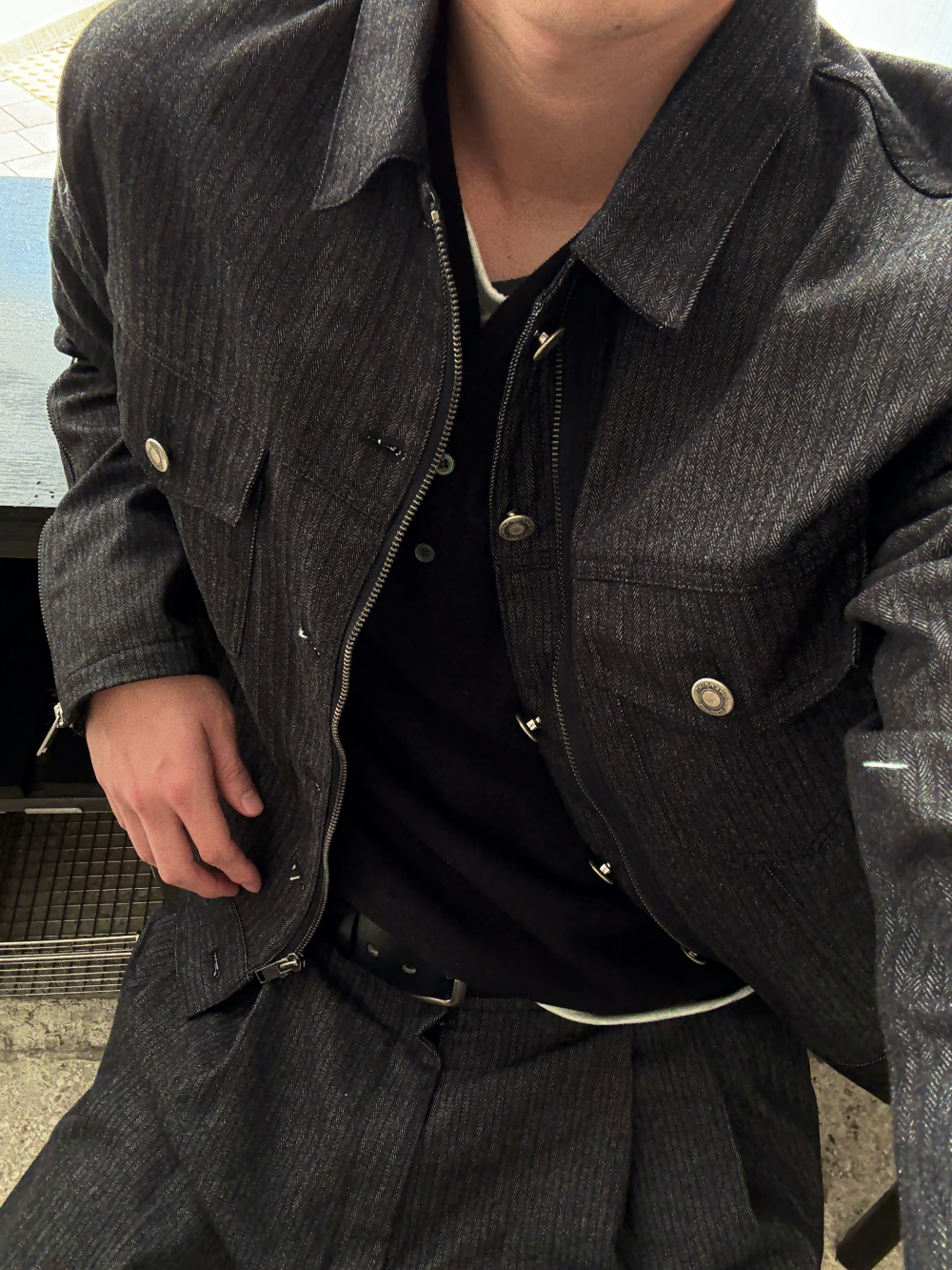 재킷 모델 착용 이미지-S1L15