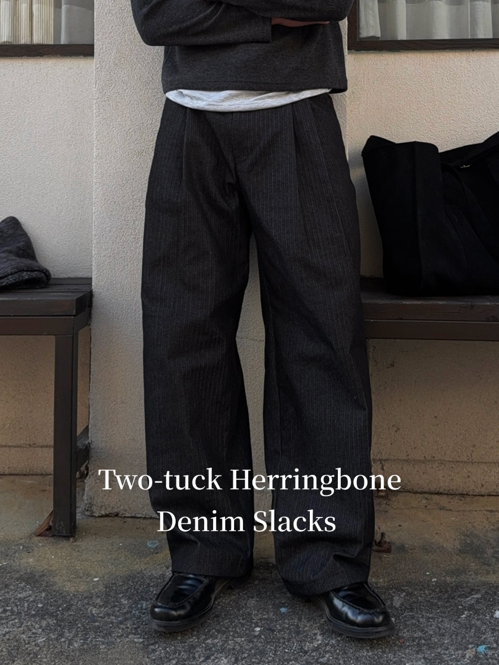 코트 모델 착용 이미지-S1L12